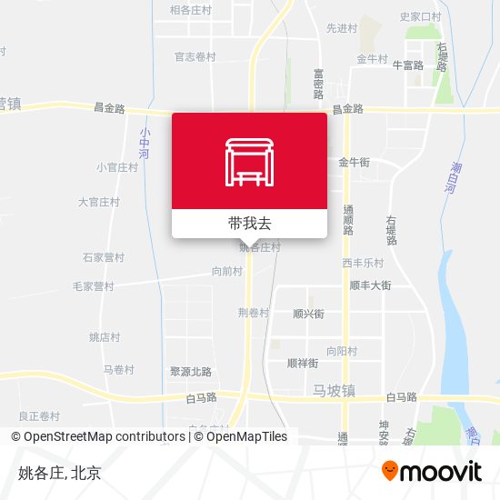 姚各庄地图