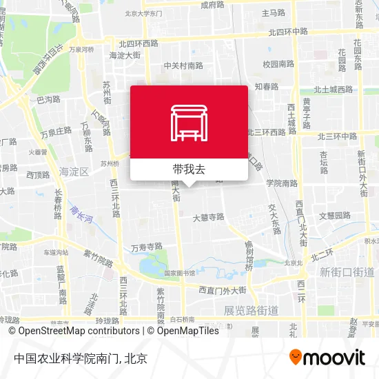 中国农业科学院南门地图