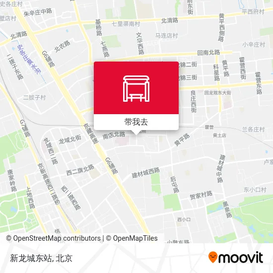 新龙城东站地图