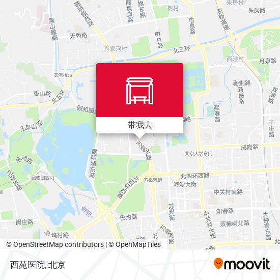 西苑医院地图