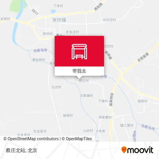 蔡庄北站地图