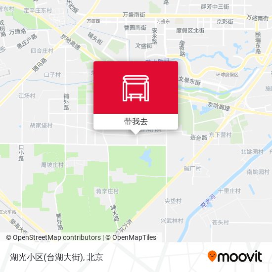湖光小区(台湖大街)地图