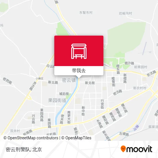 密云刑警队地图