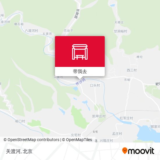 关渡河地图