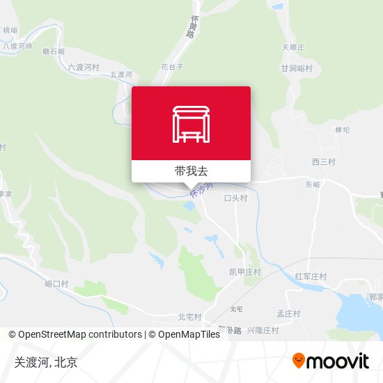 关渡河地图