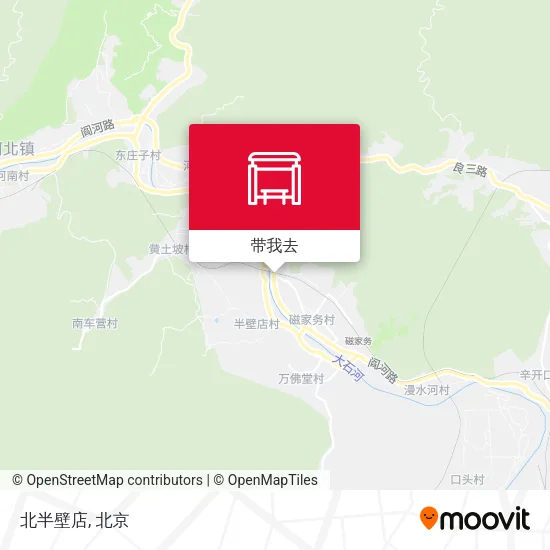 北半壁店地图
