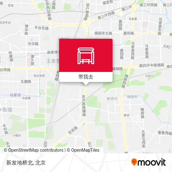 新发地桥北地图