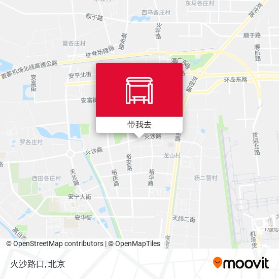 火沙路口地图