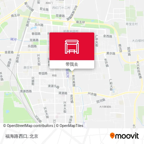 福海路西口地图