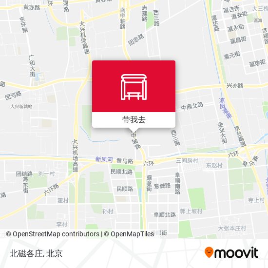北磁各庄地图