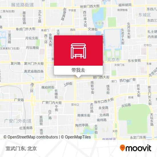 宣武门东地图
