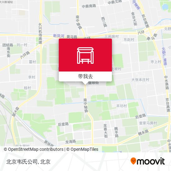 北京韦氏公司地图