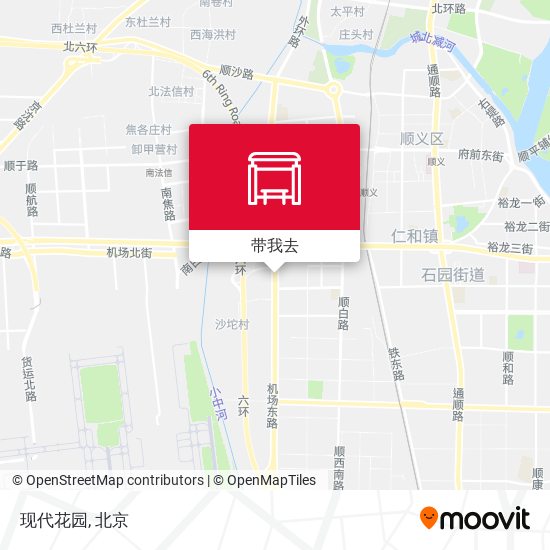 现代花园地图