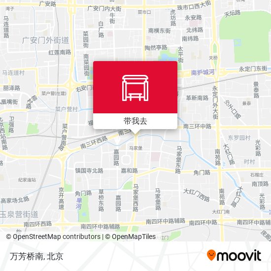 万芳桥南地图