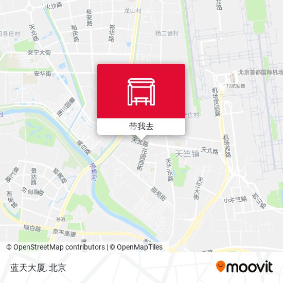蓝天大厦地图