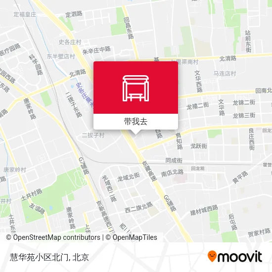 慧华苑小区北门地图