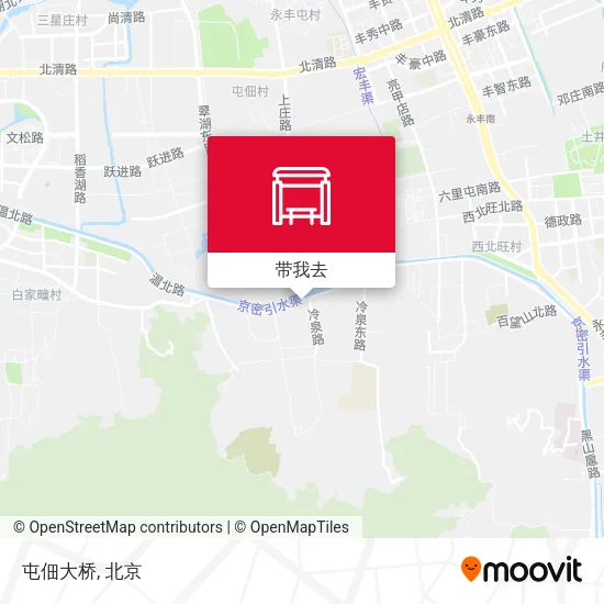 屯佃大桥地图