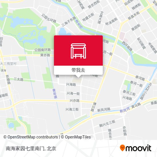 南海家园七里南门地图