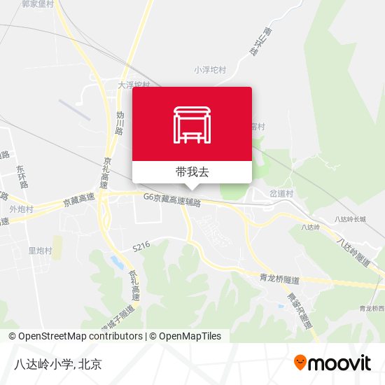 八达岭小学地图