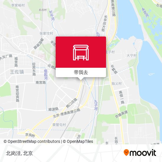 北岗洼地图