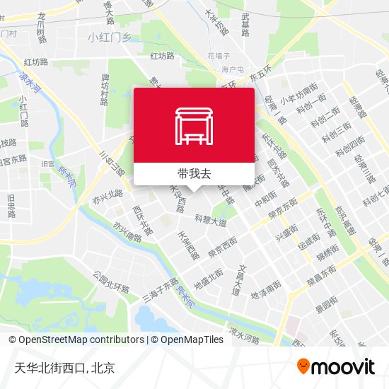 天华北街西口地图