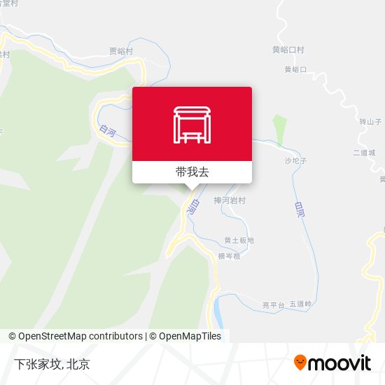 下张家坟地图
