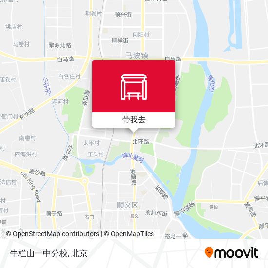 牛栏山一中分校地图