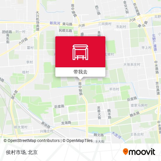 侯村市场地图