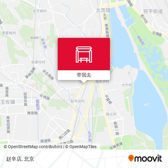 赵辛店地图