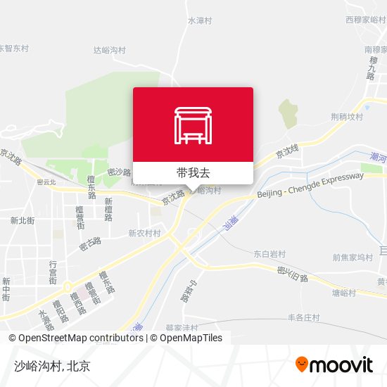 沙峪沟村地图