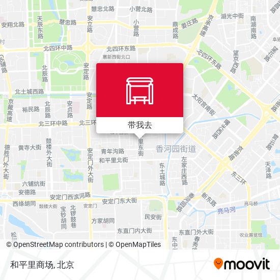 和平里商场地图
