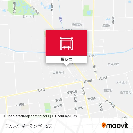 东方大学城一期公寓地图