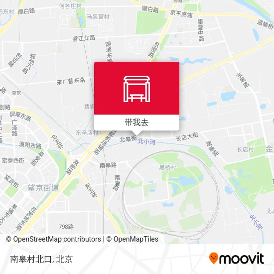 南皋村北口地图