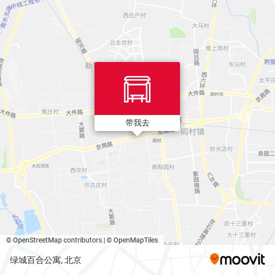 绿城百合公寓地图