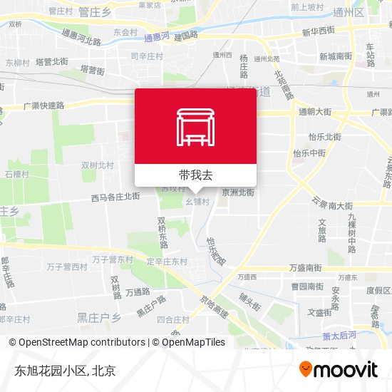 东旭花园小区地图