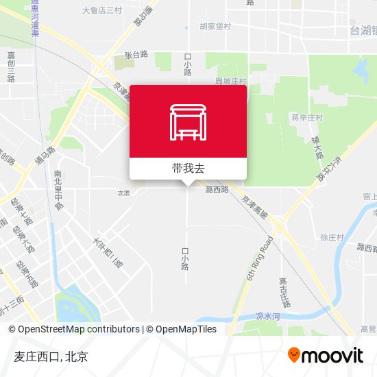 麦庄西口地图