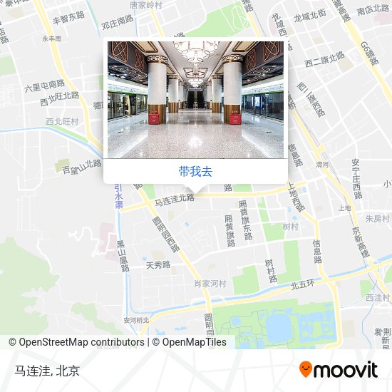 马连洼地图