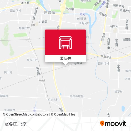 赵各庄地图