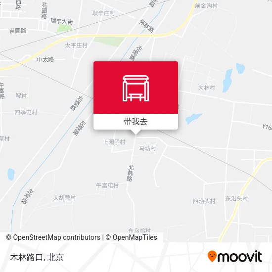 木林路口地图