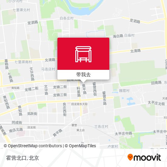 霍营北口地图