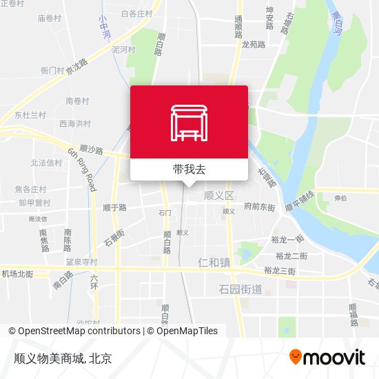顺义物美商城地图