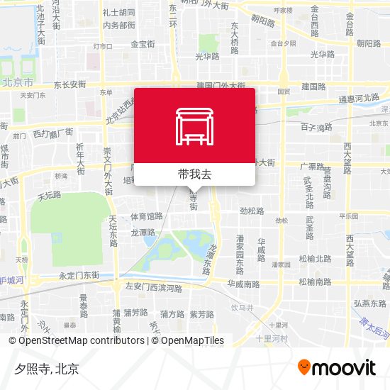 夕照寺地图