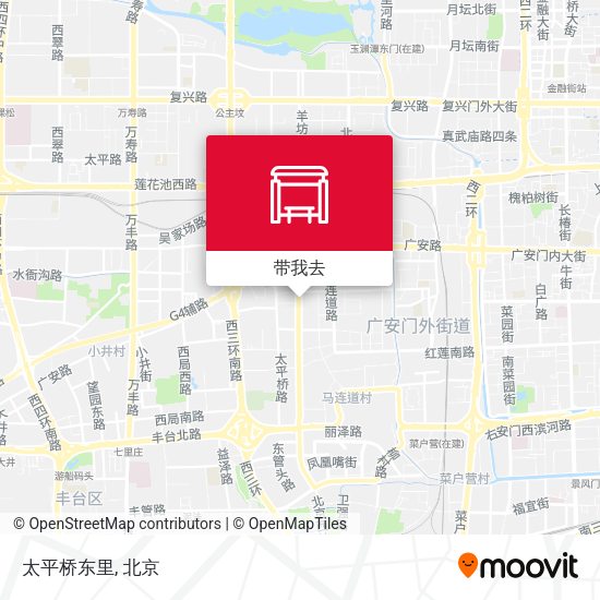 太平桥东里地图