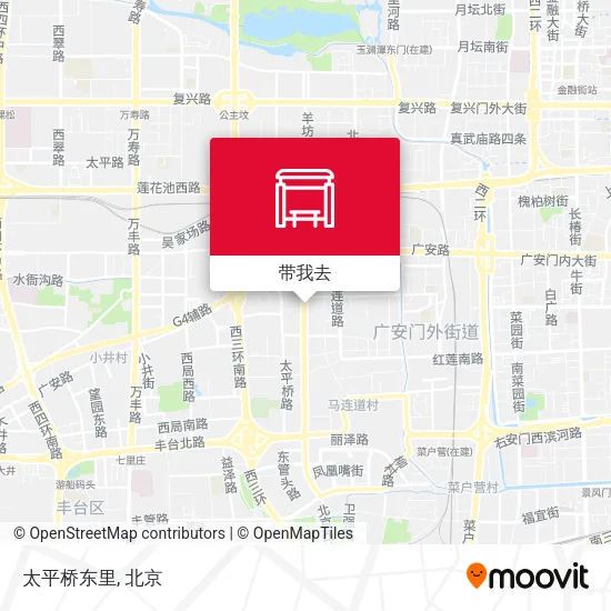 太平桥东里地图