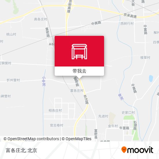 富各庄北地图