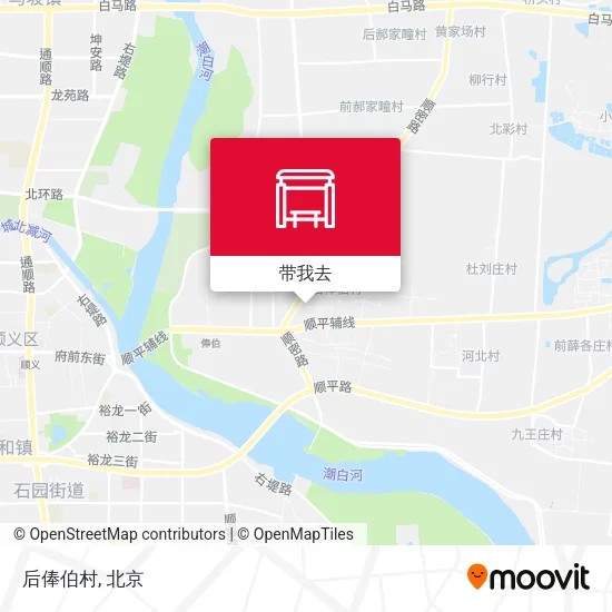 后俸伯村地图