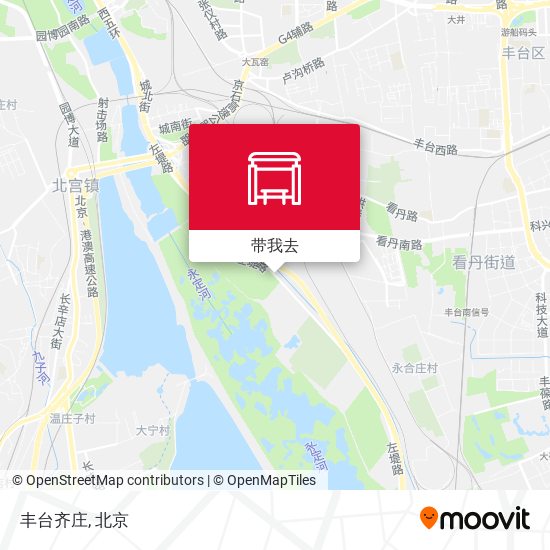 丰台齐庄地图