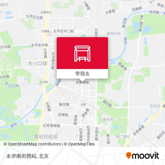 水岸南街西站地图