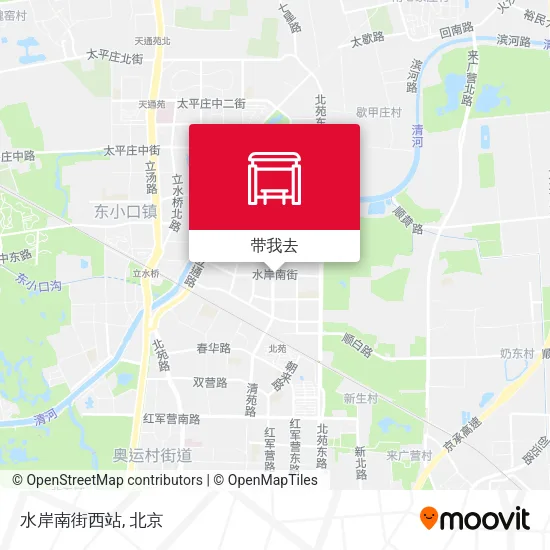水岸南街西站地图