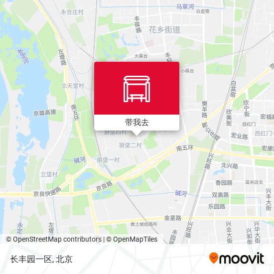 长丰园一区地图